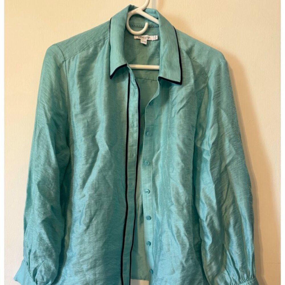 CHICO Statement Blouse | Work to Weekend Look